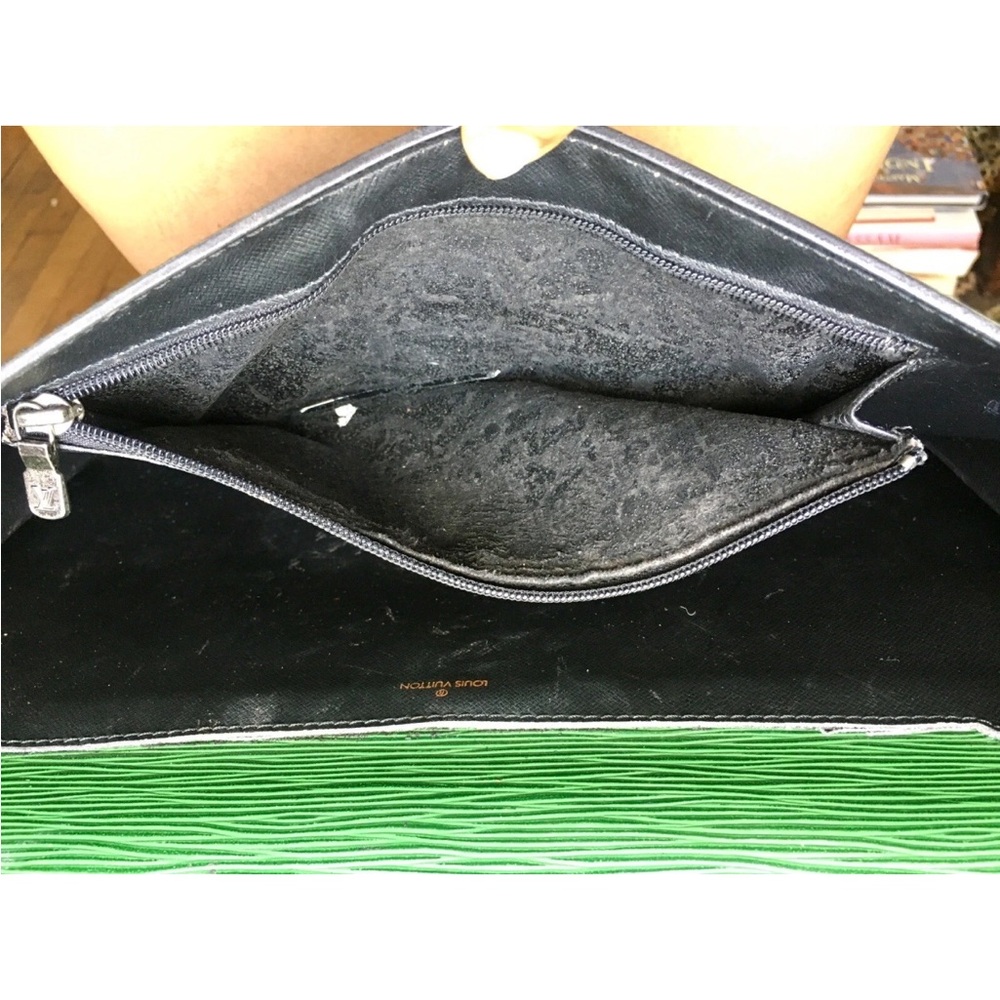 Reserved.Vintage Louis Vuitton emerald/kelly green large briefcase bag.Unisex - Picture 13 of 15
